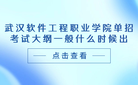 武汉软件工程职业学院单招